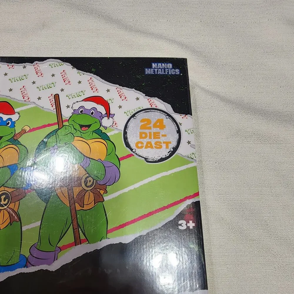 Ninja turtles Christmas Advent calendar 24 Die-cast Nano metalfigs 1:1